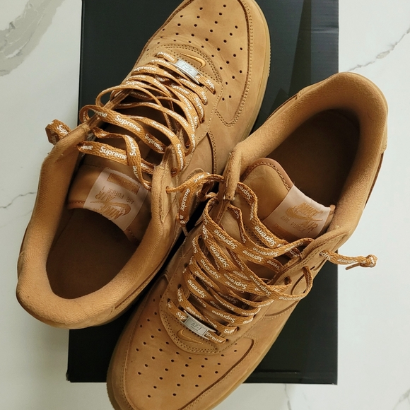Air Force 1 low wsp tan Supreme - Picture 4 of 10